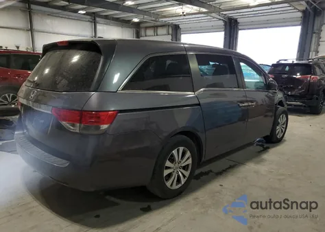 2015 Honda Odyssey Exl из США, поврежденный, VIN 5FNRL5H60FB100159